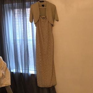 Dress with cover up